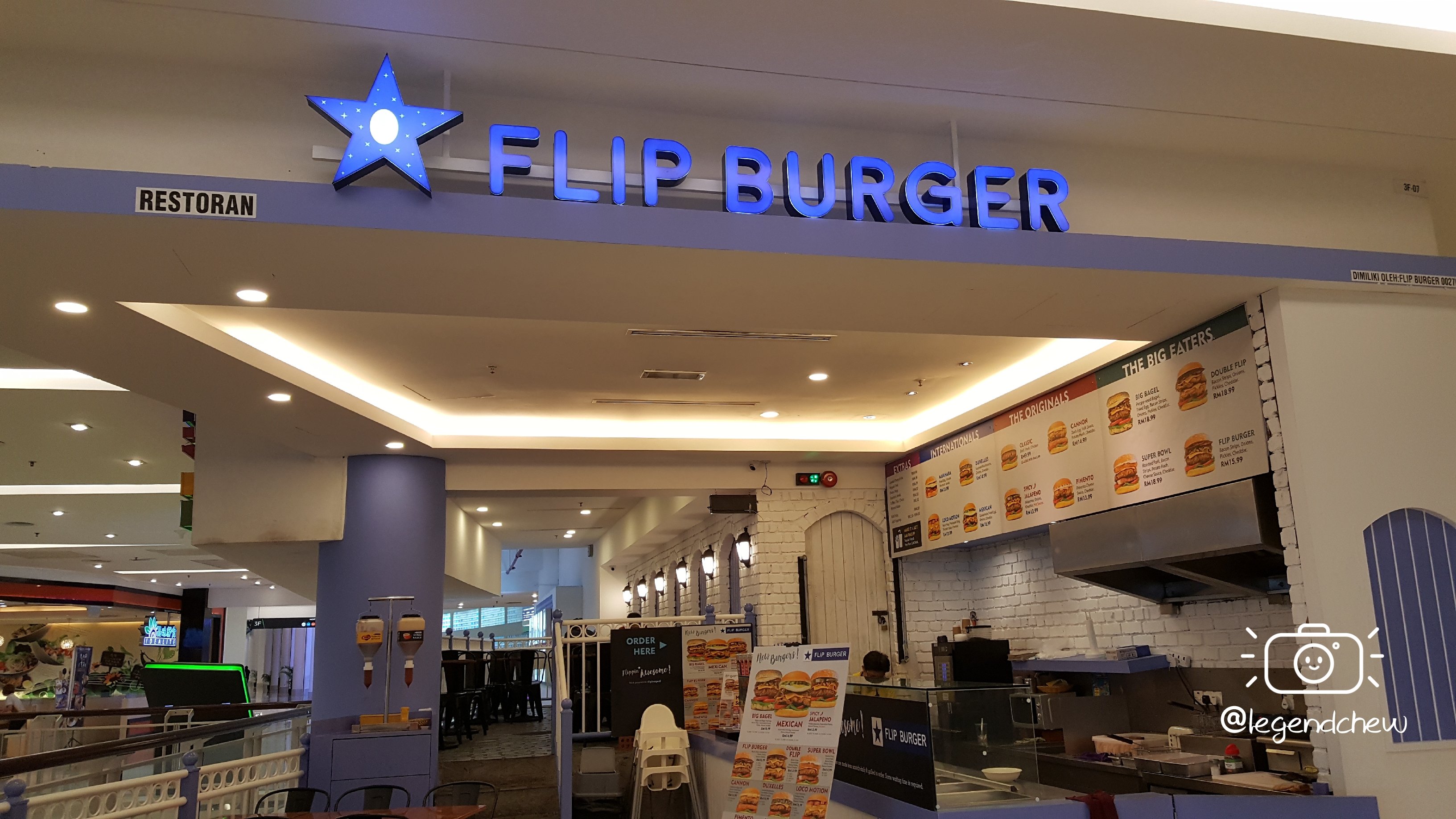 Burger penang flip Flip Burger